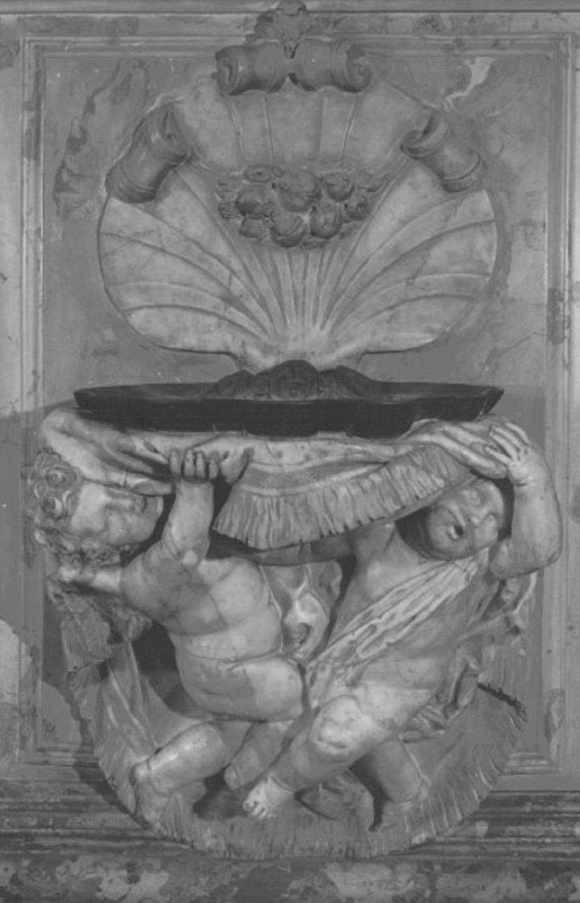 angioletti (acquasantiera, elemento d'insieme) di Marinali Orazio (secc. XVII/ XVIII)