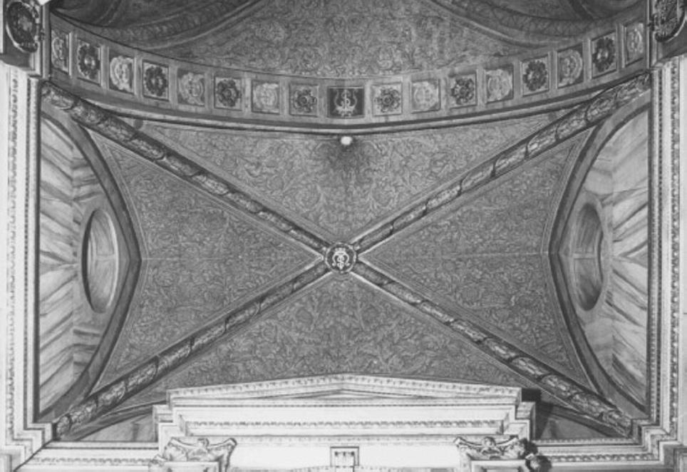 motivi decorativi vegetali (dipinto) di Nardo Antonio (sec. XX)