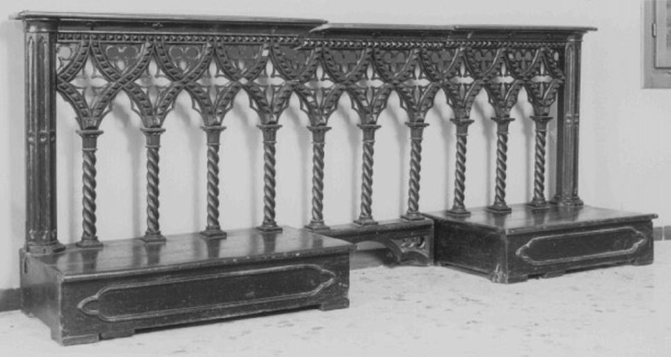 inginocchiatoio - ambito veneto (primo quarto sec. XX)