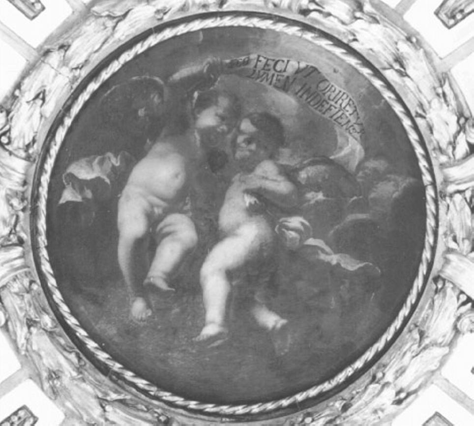 gloria di angeli (dipinto) di De Pieri Giovanni Antonio detto Zoppo Vicentino (attribuito) (fine sec. XVII)