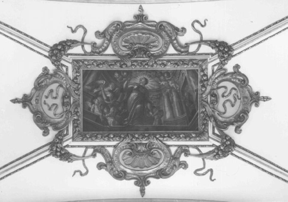 decorazione plastica, elemento d'insieme di Marinali Orazio (bottega) (fine sec. XVII)