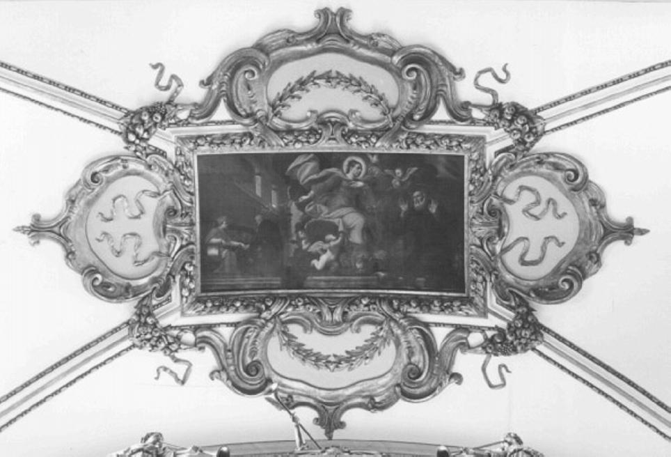 decorazione plastica, elemento d'insieme di Marinali Orazio (bottega) (fine sec. XVII)