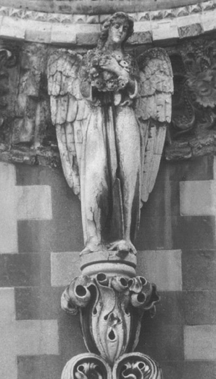 angelo orante (statua, elemento d'insieme) di Miglioranza Giovanni (sec. XIX)