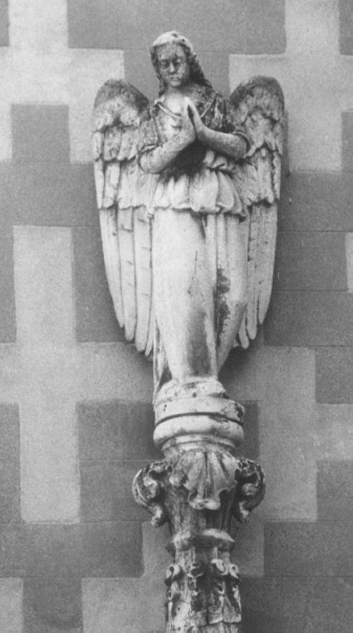 angelo orante (statua, elemento d'insieme) di Miglioranza Giovanni (sec. XIX)