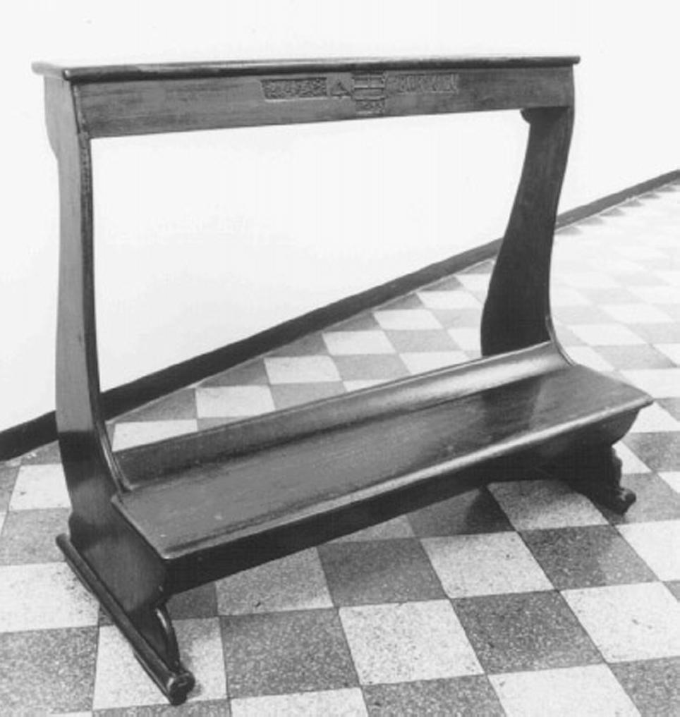 inginocchiatoio - ambito veneto (sec. XIX)