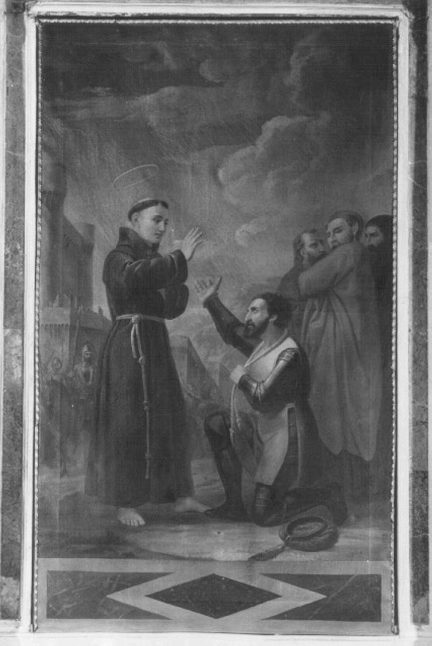 Sant'Antonio da Padova (dipinto) di Pupin Valentino (attribuito) (sec. XIX)