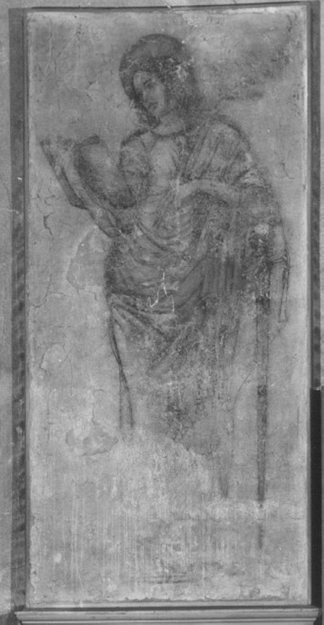 Santo (dipinto, frammento) di Verla Francesco (attribuito) (sec. XVI)