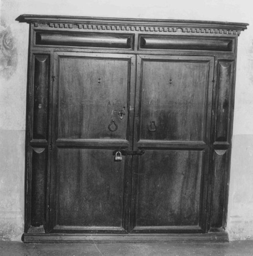 armadietto a muro - ambito veneto (prima metà sec. XVII)