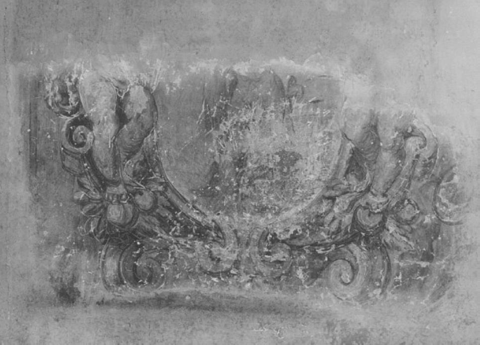 motivi decorativi a festoni con cherubini (dipinto, serie) - ambito veneto (sec. XVII)