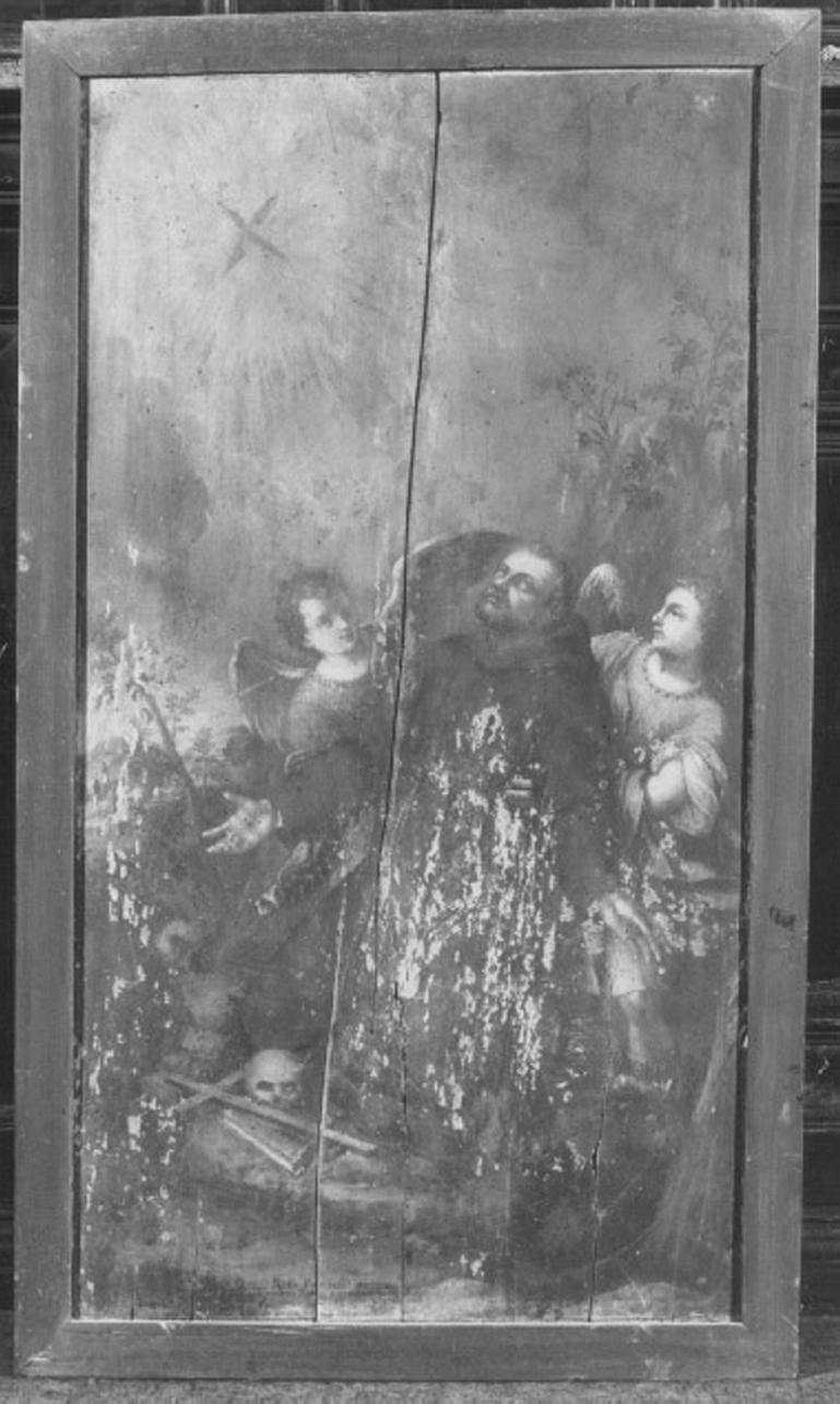 San Francesco d'Assisi riceve le stimmate (dipinto) di Pozzolo Paolo (fine/inizio secc. XVIII/ XIX)