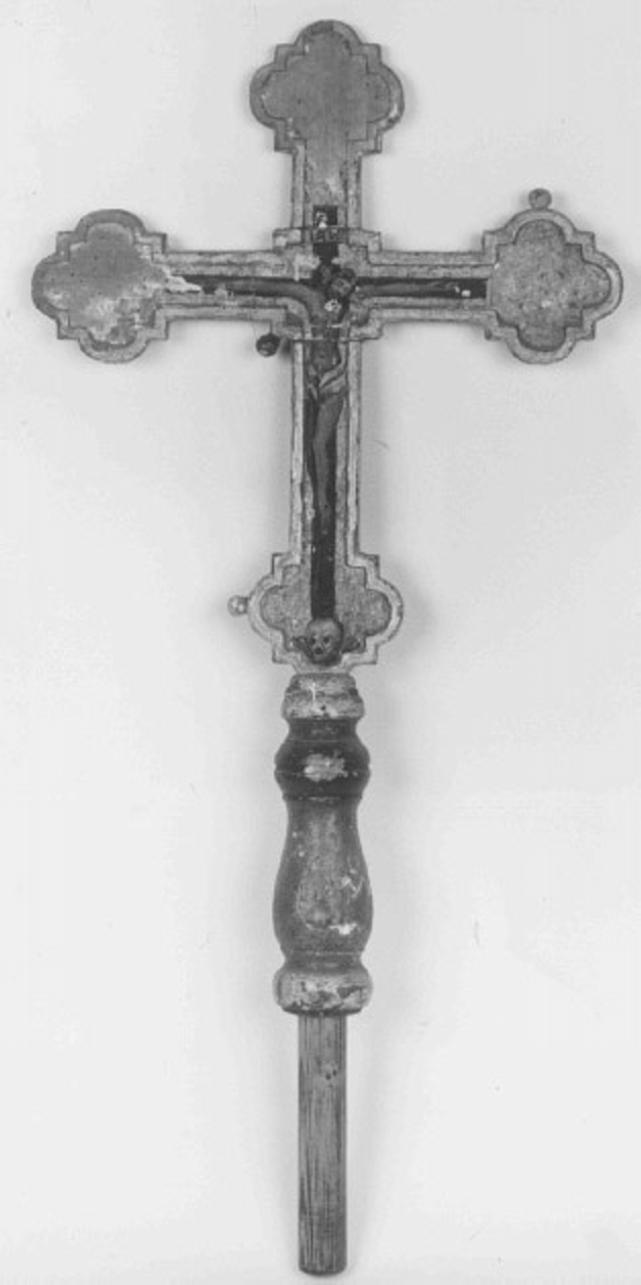 croce processionale - ambito veneto (sec. XVII)