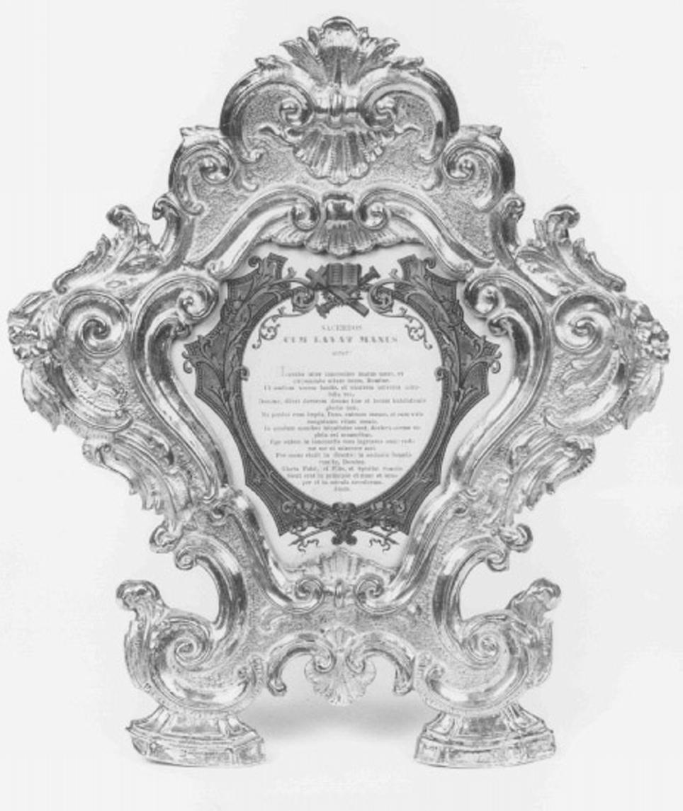 cartagloria - ambito veneto (prima metà sec. XVIII)