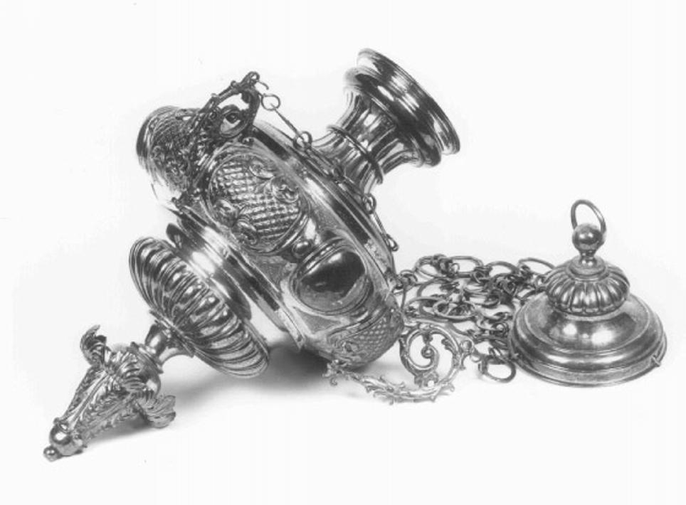 lampada pensile - ambito veneto (prima metà sec. XVIII)