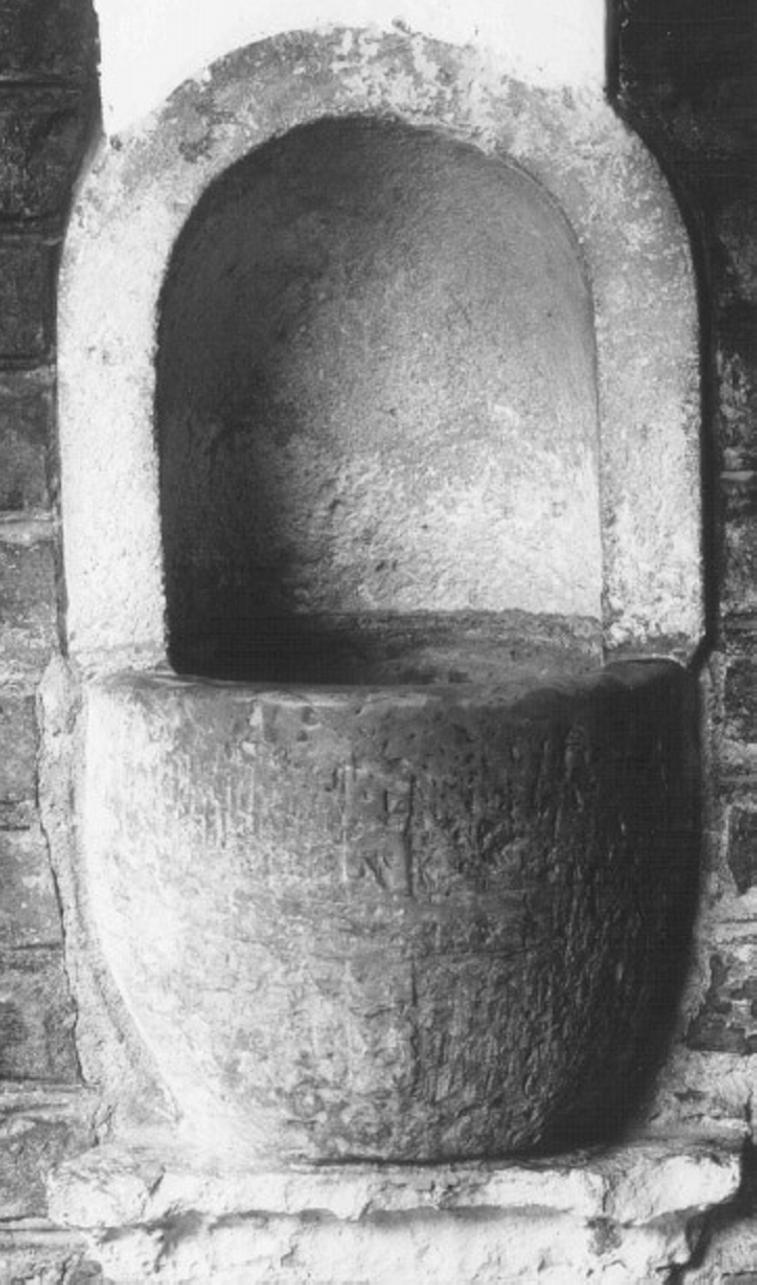 acquasantiera - ambito veneto (sec. XV)