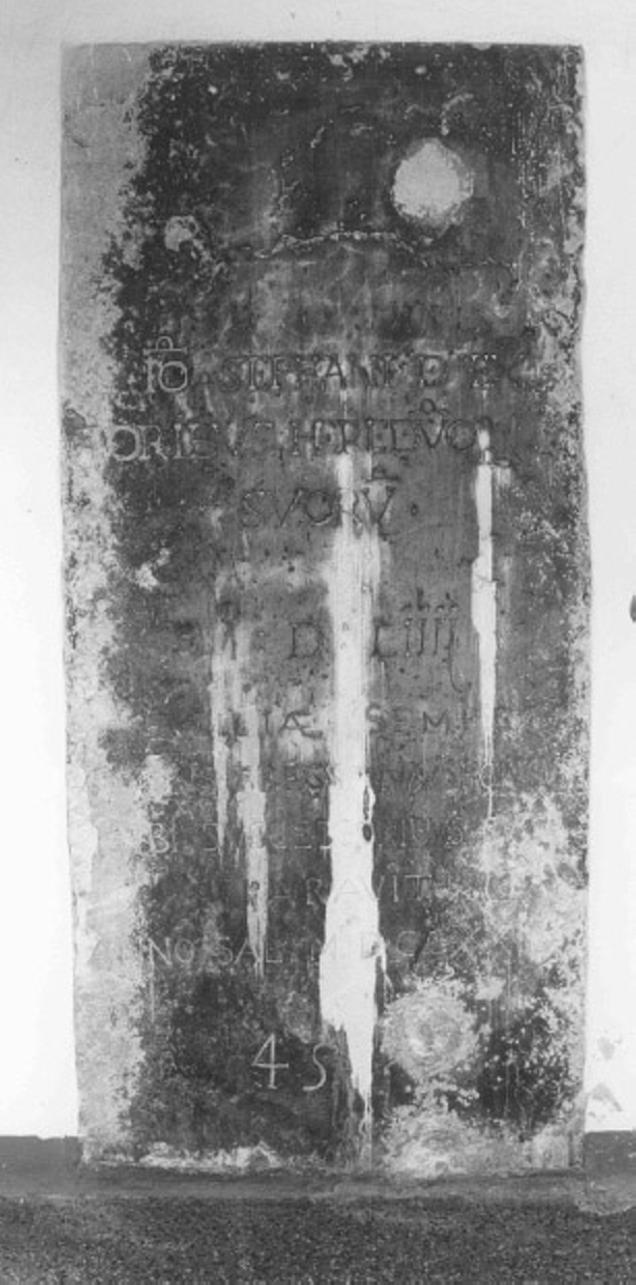 lapide - ambito veneto (primo quarto sec. XVIII)