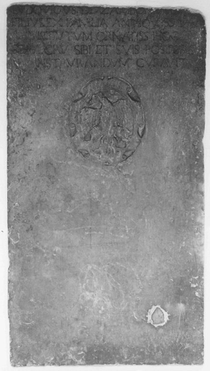 lastra tombale - ambito veneto (sec. XVII)