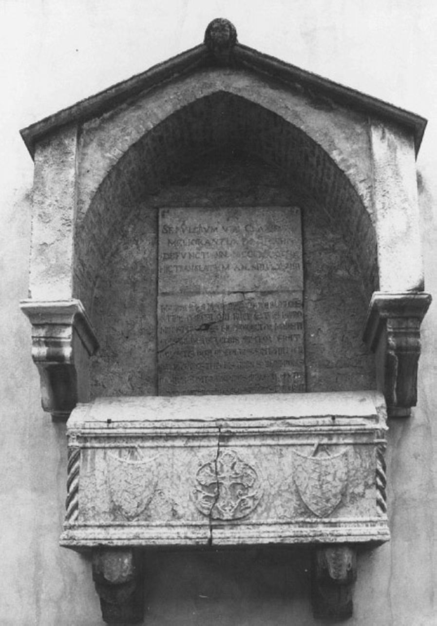 sarcofago - ambito veneto (sec. XIV)