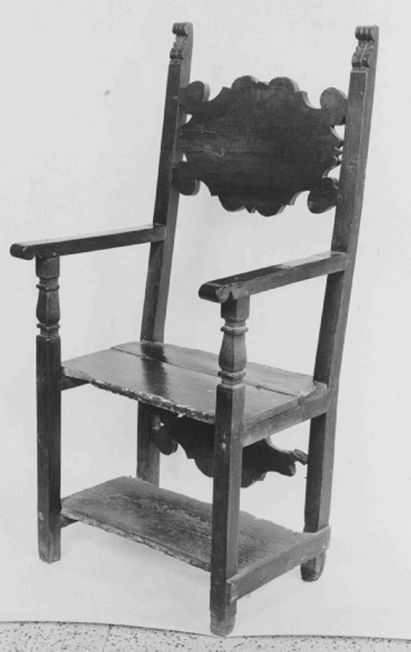 sedia - ambito veneto (fine sec. XVIII)