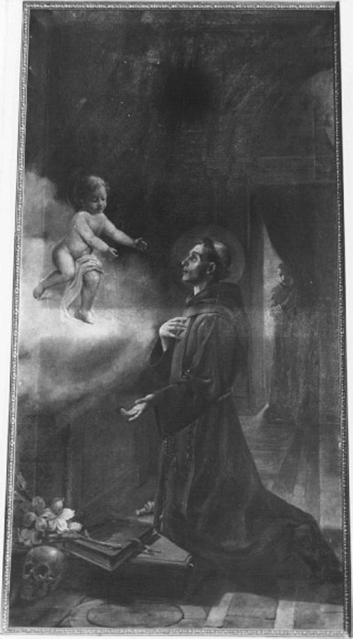Sant'Antonio da Padova (dipinto) di Mincato Giuseppe (sec. XX)