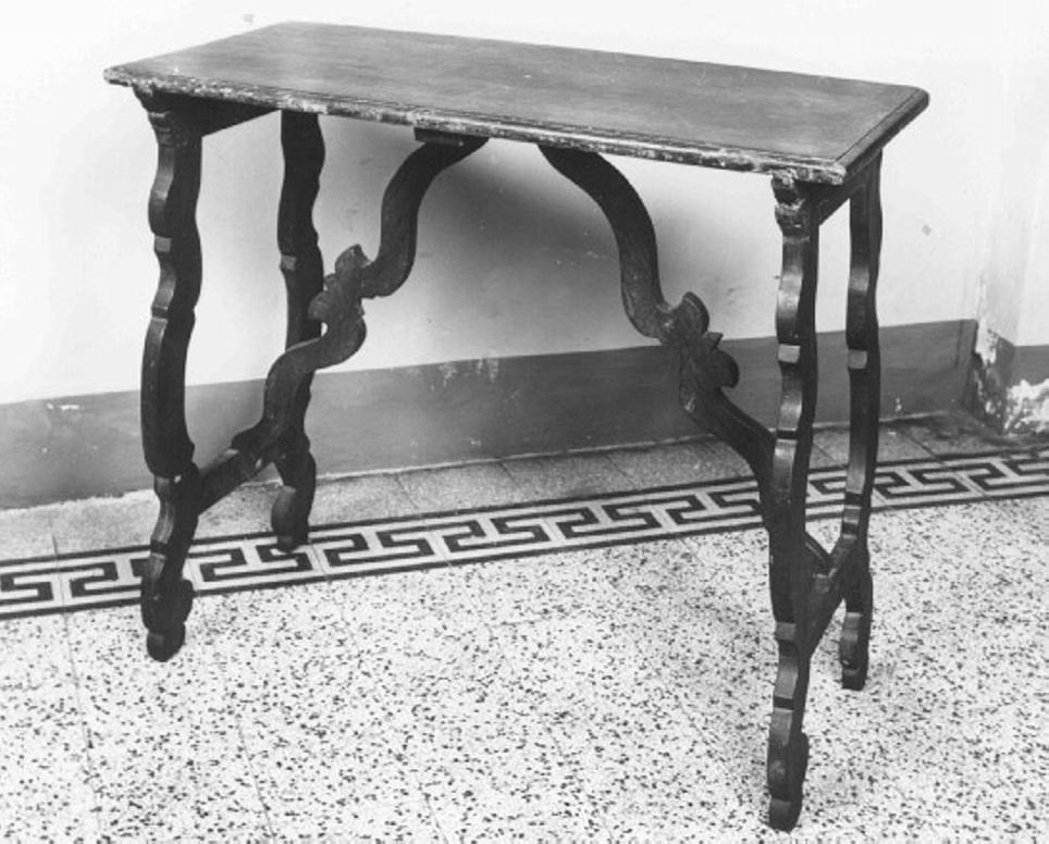 tavolino - ambito veneto (fine/inizio secc. XVII/ XVIII)