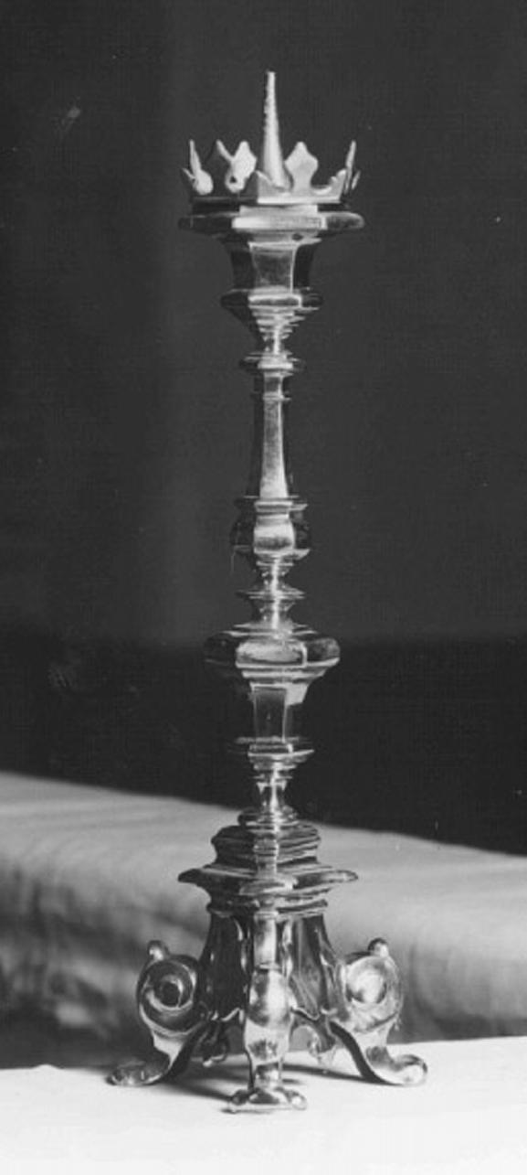 candelabro - ambito veneto (prima metà sec. XVII)