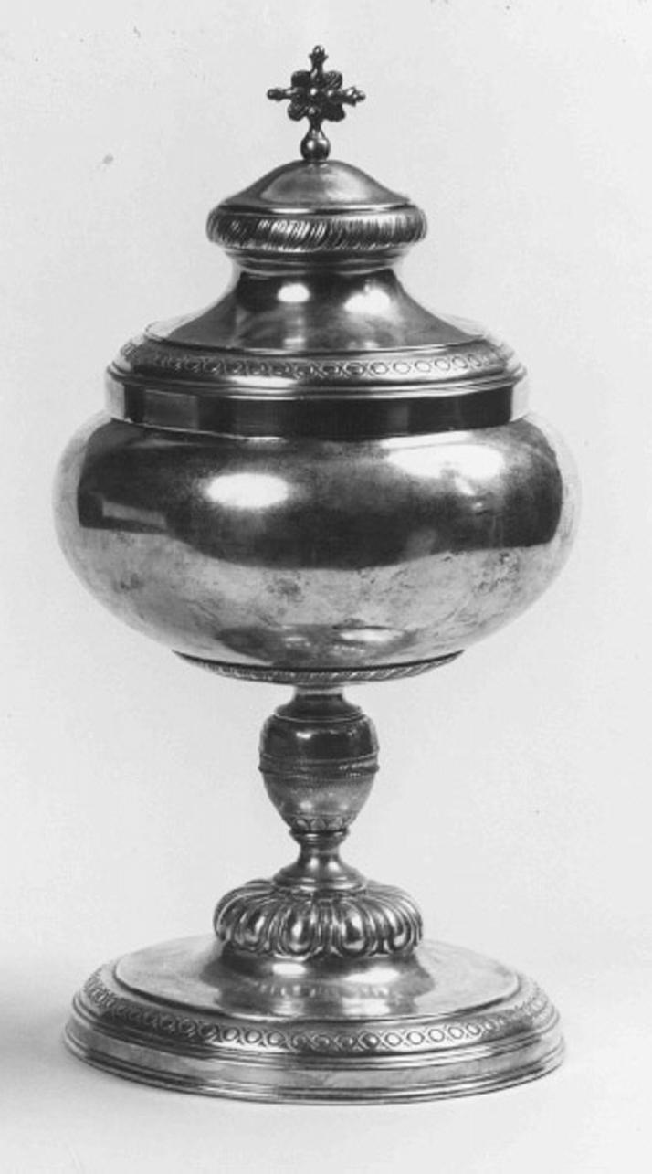 pisside - ambito veneto (fine sec. XVIII)