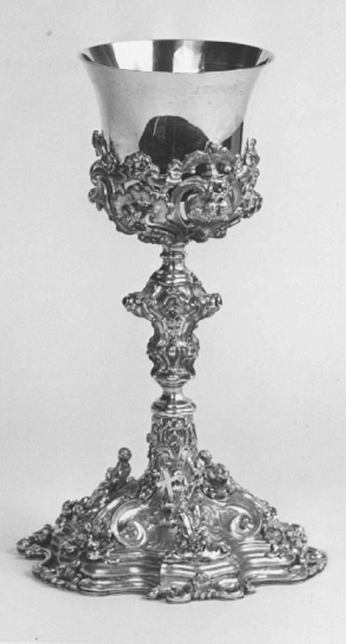 calice - ambito ferrarese (seconda metà sec. XVIII)