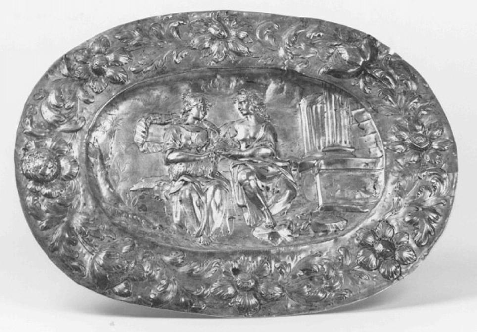 visitazione (piatto) - ambito Italia settentrionale (sec. XVII)