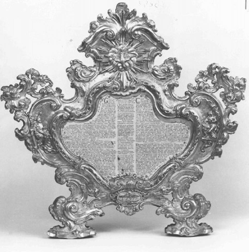 cartagloria - ambito veneziano (sec. XVIII)