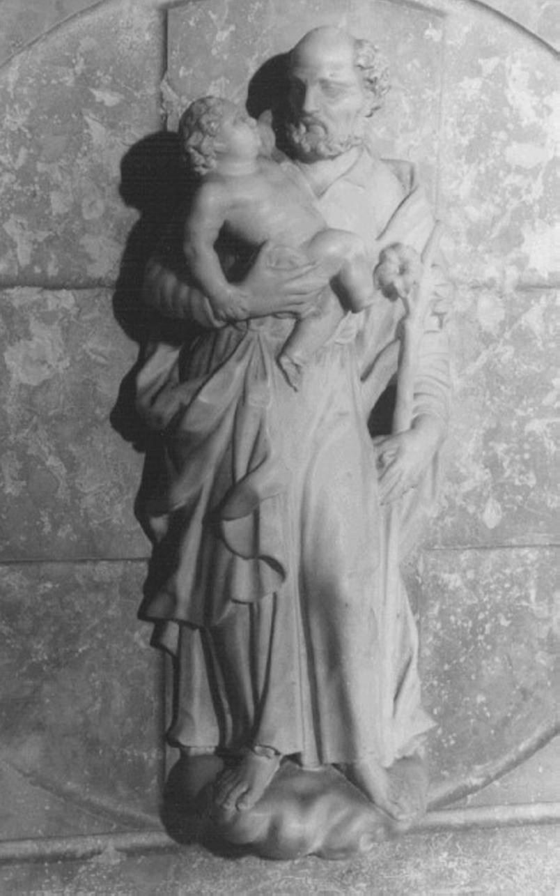 San Giuseppe e Gesù Bambino (statua) - ambito veneto (sec. XVII)