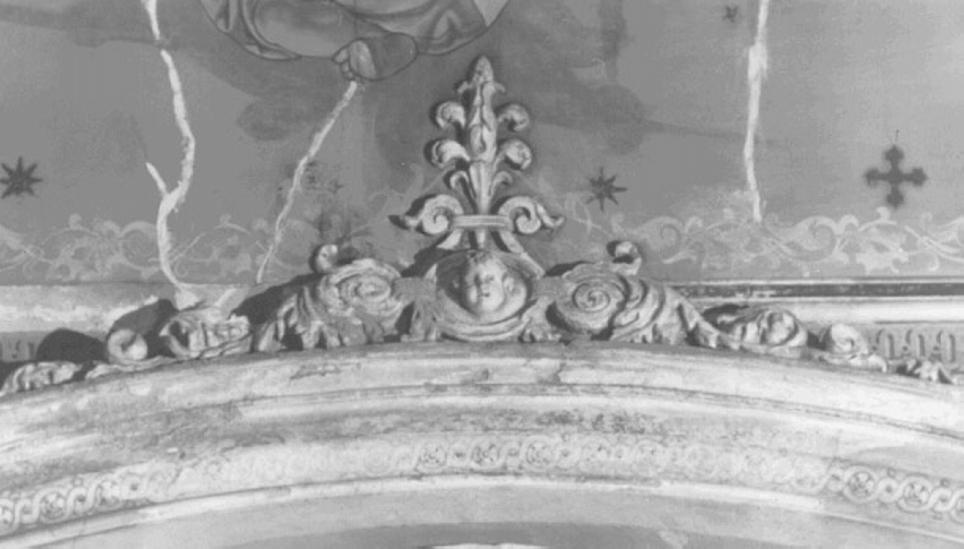 cherubini e motivi decorativi fitomorfi (decorazione plastica, serie) di Piva Luigi (attribuito), Squarise Francesco (maniera) (sec. XIX)