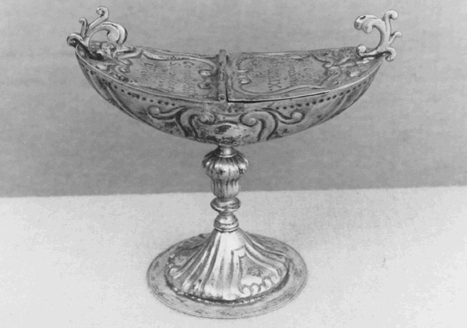 navicella portaincenso di Barci Andrea (sec. XVIII)