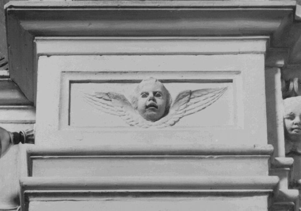 cherubino (rilievo, serie) di Squarise Francesco (attribuito), Piva Luigi (attribuito) (sec. XIX)