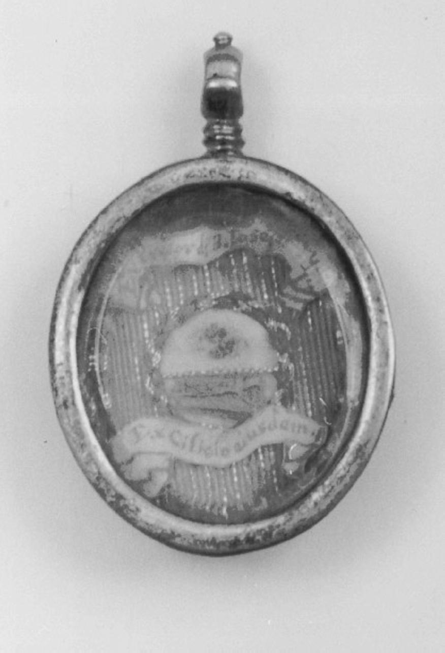 reliquiario a capsula - a medaglione - ambito veneto (sec. XIX)