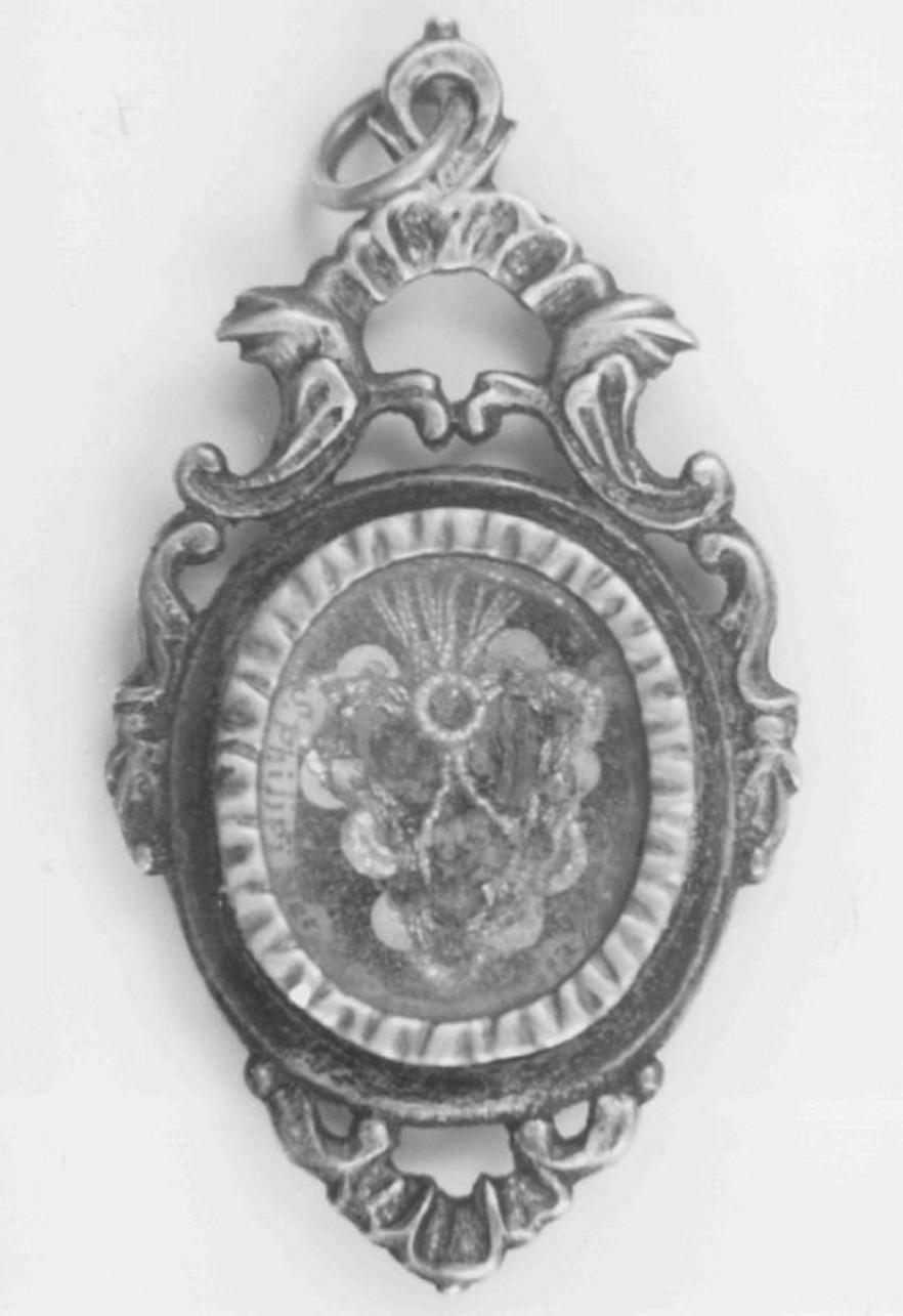 reliquiario a capsula - a medaglione - ambito veneto (sec. XIX)