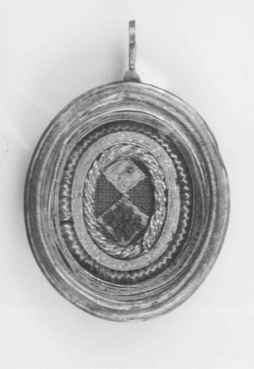 reliquiario a capsula - a medaglione - ambito veneto (sec. XIX)