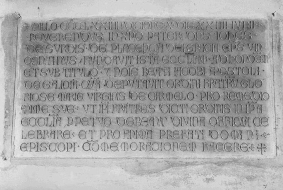 lapide - bottega vicentina (sec. XIV)