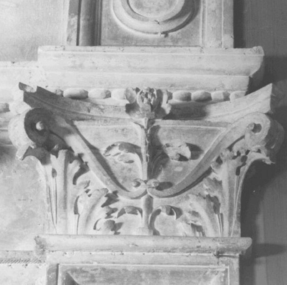 capitello, serie di Giovanni Di Giacomo Da Porlezza (bottega) (secc. XV/ XVI)