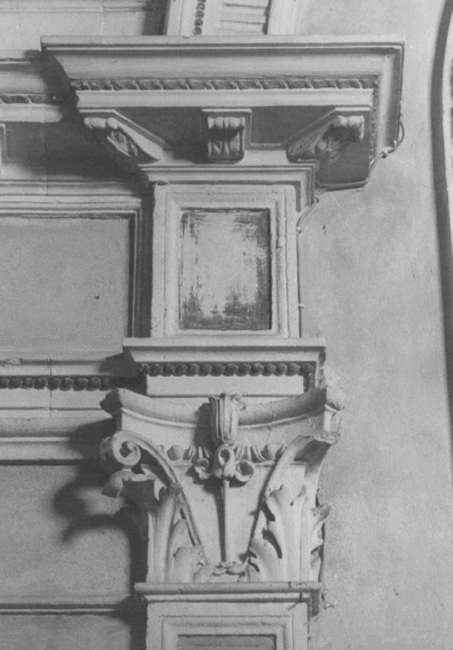 capitello, serie di Squarise Francesco (attribuito), Piva Luigi (attribuito) (sec. XIX)