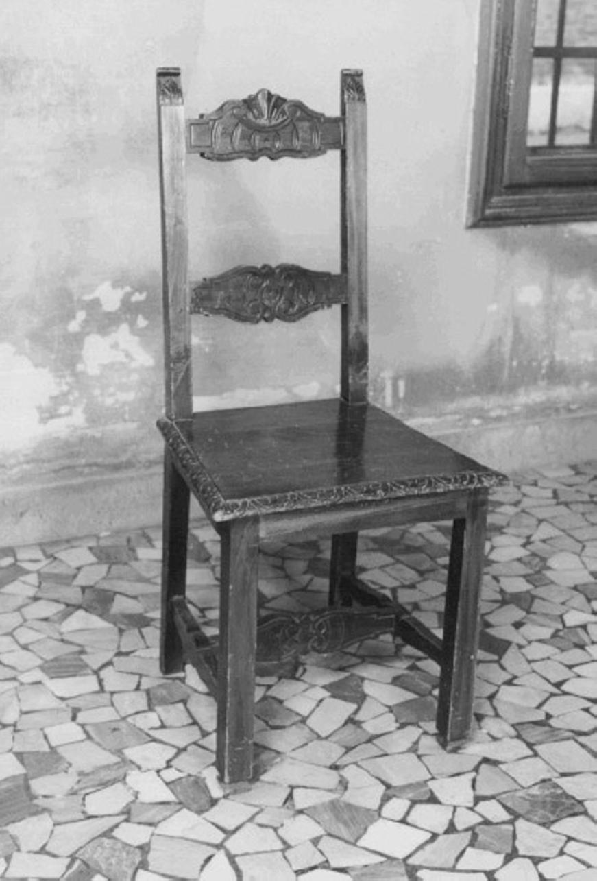 sedia, paio - ambito vicentino (sec. XX)