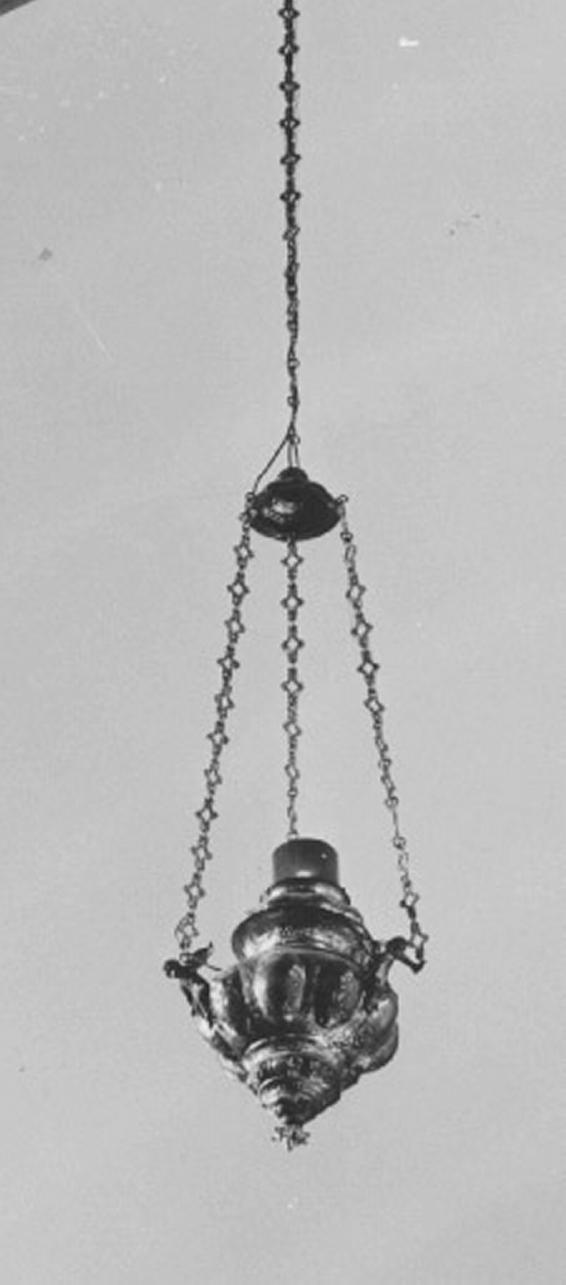 lampada pensile - ambito veneto (sec. XVII)