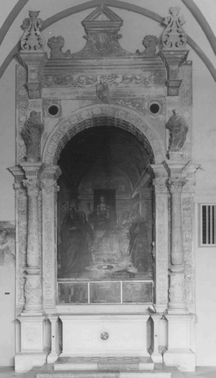 altare di Pittoni Girolamo Da Lumignano (maniera), Rocco Da Vicenza (maniera), Lombardo Pietro (maniera) (sec. XVI)