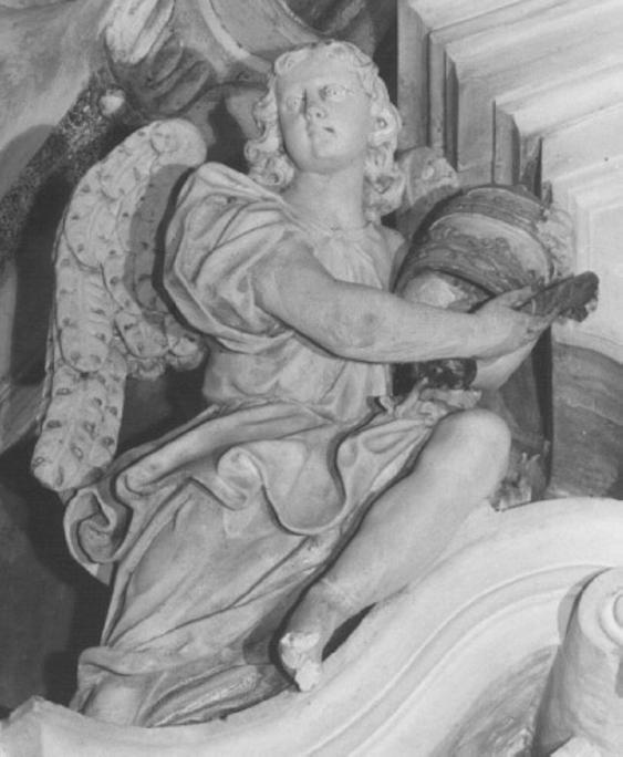 angelo con tiara e chiavi (statua) - ambito veneto (sec. XVIII)
