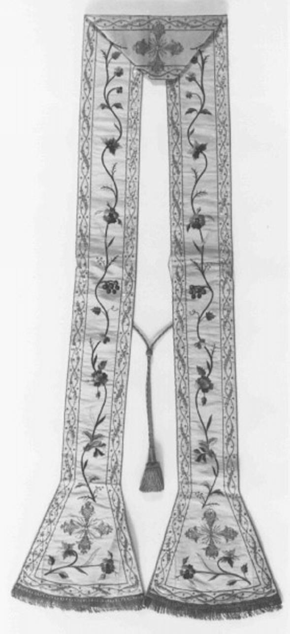 stola, serie - ambito veneto (seconda metà sec. XIX)