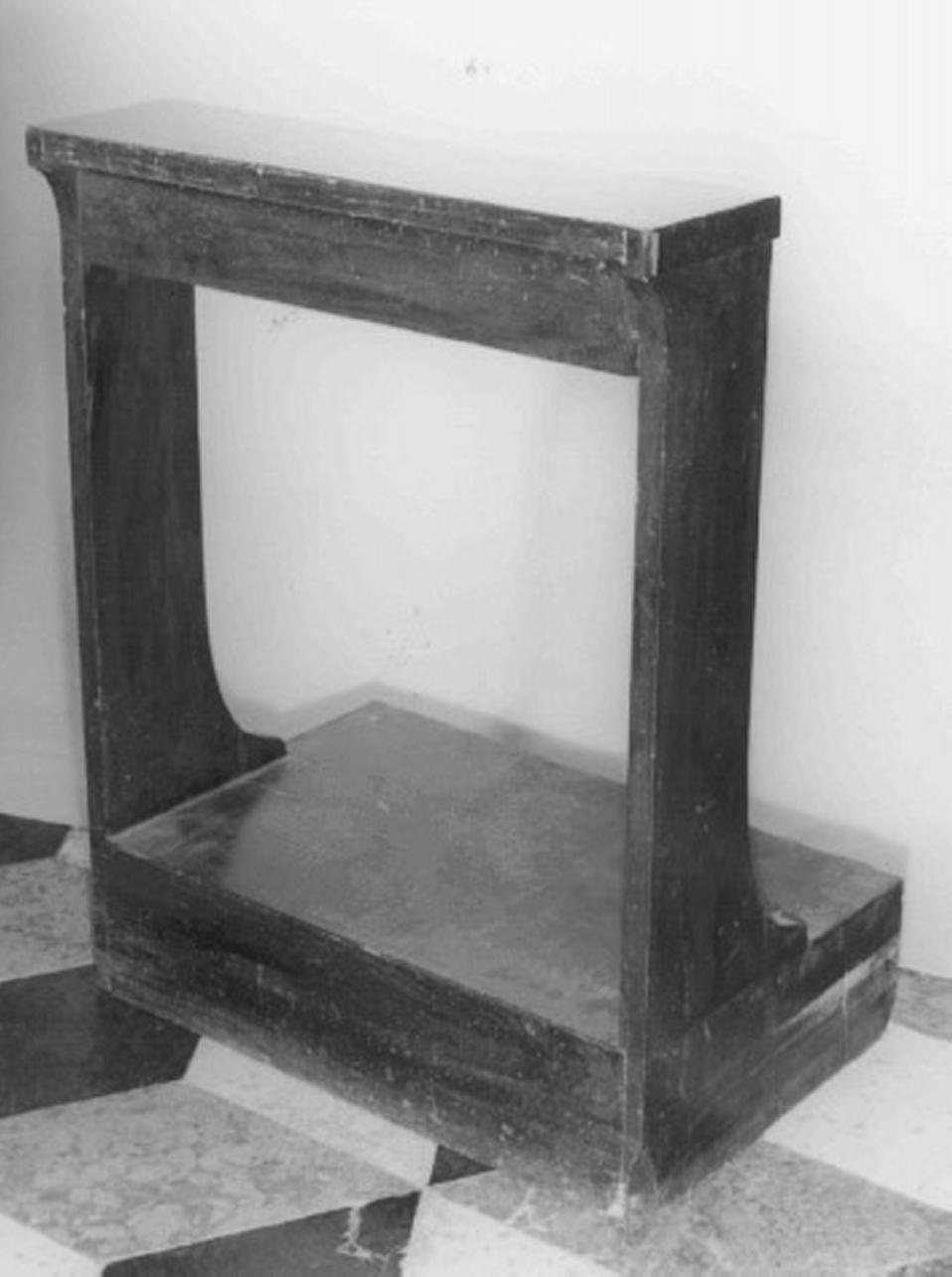 inginocchiatoio - ambito veneto (sec. XIX)