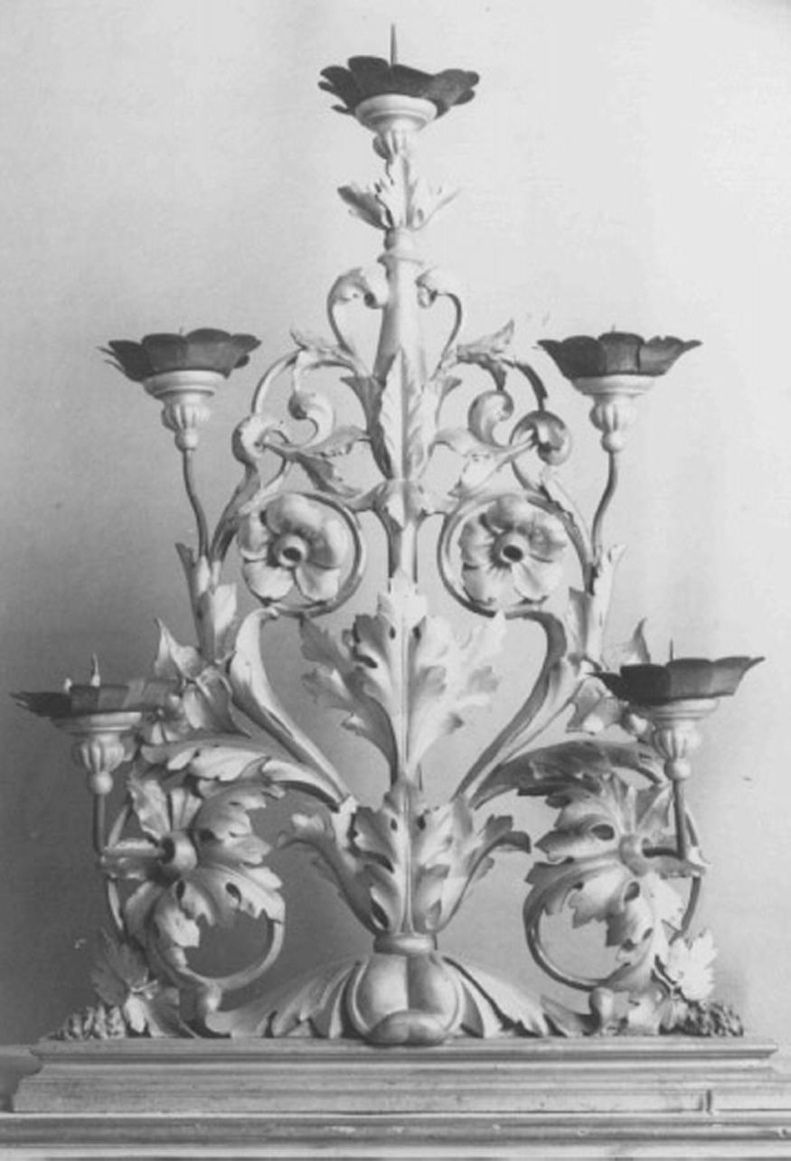 candeliere d'altare - ambito veneto (secc. XIX/ XX)