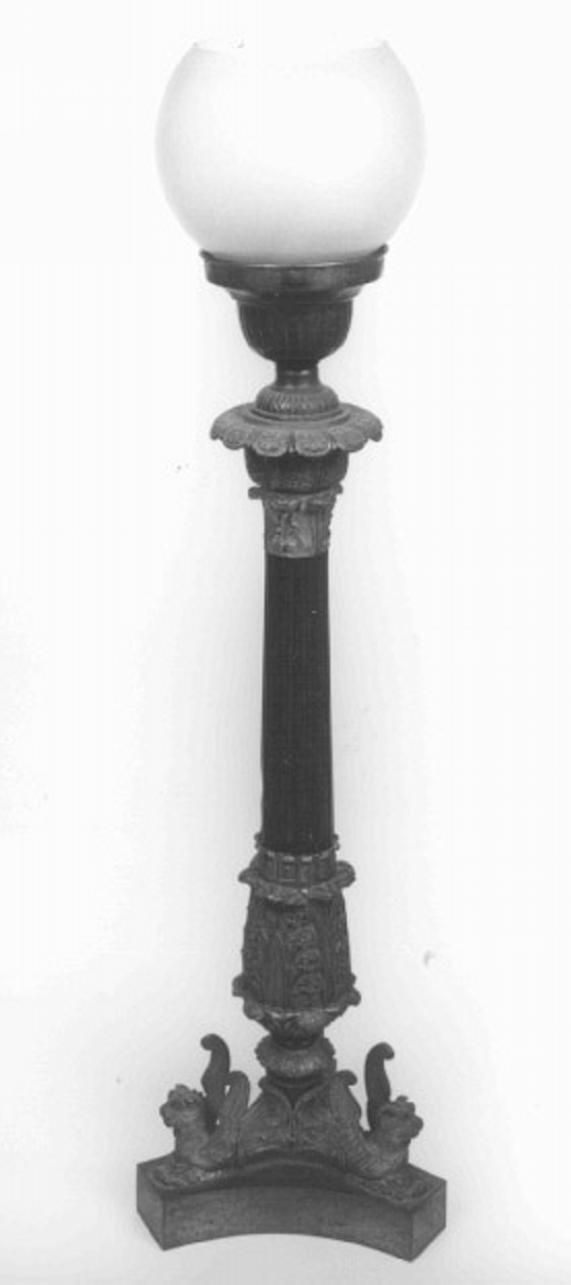 motivi decorativi vegetali (lampada, serie) - ambito veneto (secc. XIX/ XX)