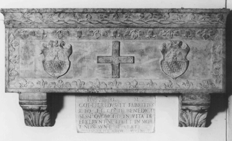 monumento funebre - ambito veneto (ultimo quarto sec. XVI)
