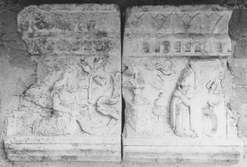 Annunciazione (rilievo) - ambito veneto (sec. XV)