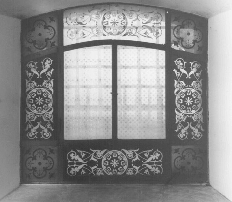 motivi decorativi (vetrata, paio) - ambito veneto (secc. XIX/ XX)